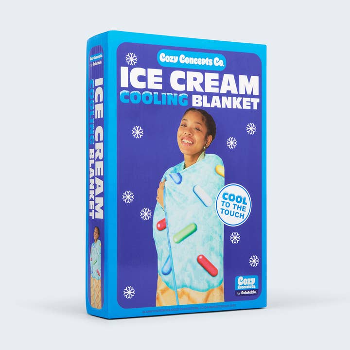 Cozy Concepts Co. Ice Cream Cooling Blanket for wholesale by What Do You Meme
