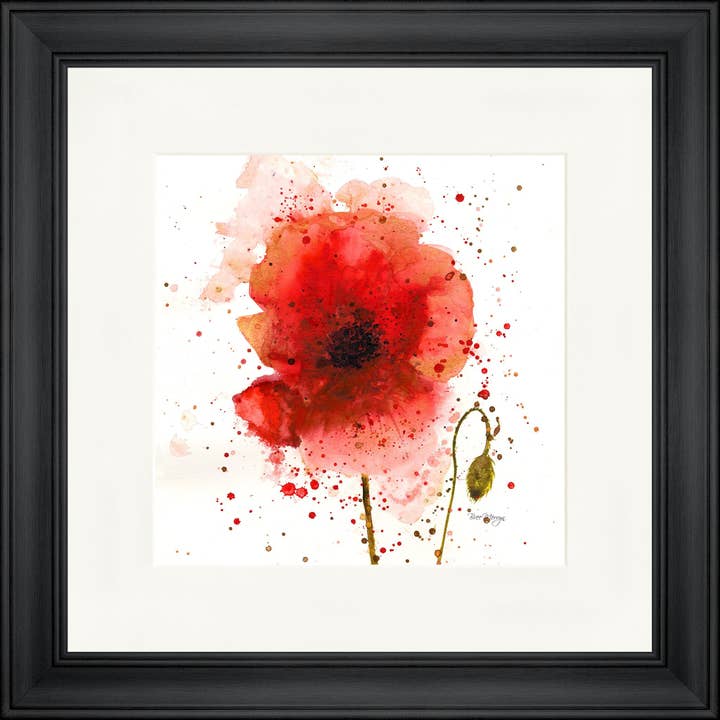 Remembrance Square Framed Print (13" or 19") for wholesale by Bree Merryn Art Ltd