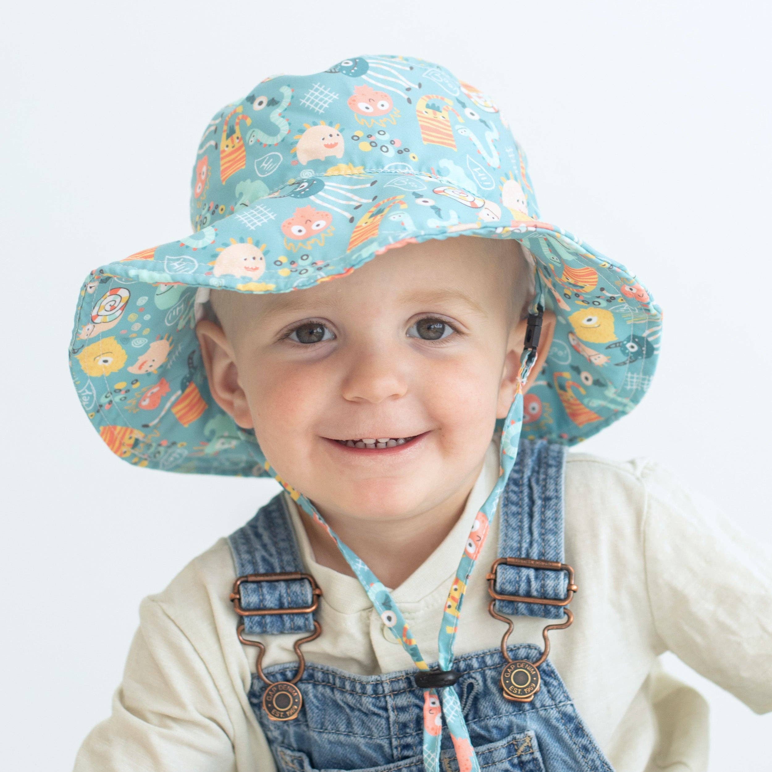 Honey Lemonade- Minky Baby Blankets and Gifts - Wholesale Sun Hat - Kids - Baby & Kid Sun Hat - Monster Party1