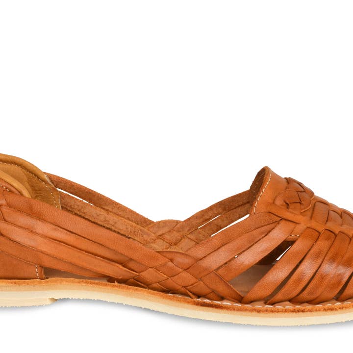 Hailey Walnut Leather Women's Sandals for wholesale on Faire