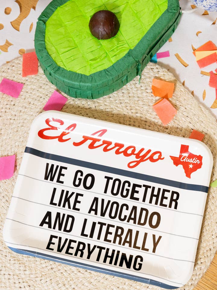 Festtallerkener (pakke med 12) - Avocado og alt for engroshandel hos El Arroyo