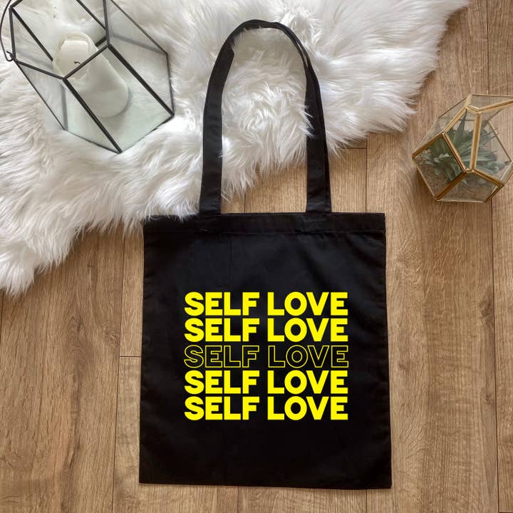 BORSA TOTE SELF LOVE REPEAT per la vendita all'ingrosso da parte di Creative House UK