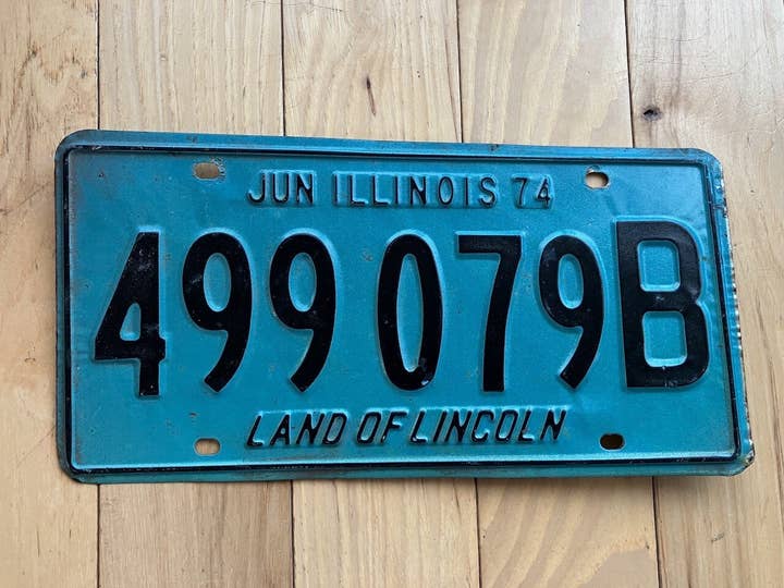 1974 Illinois registreringsskylt för wholesale av RusticPlates