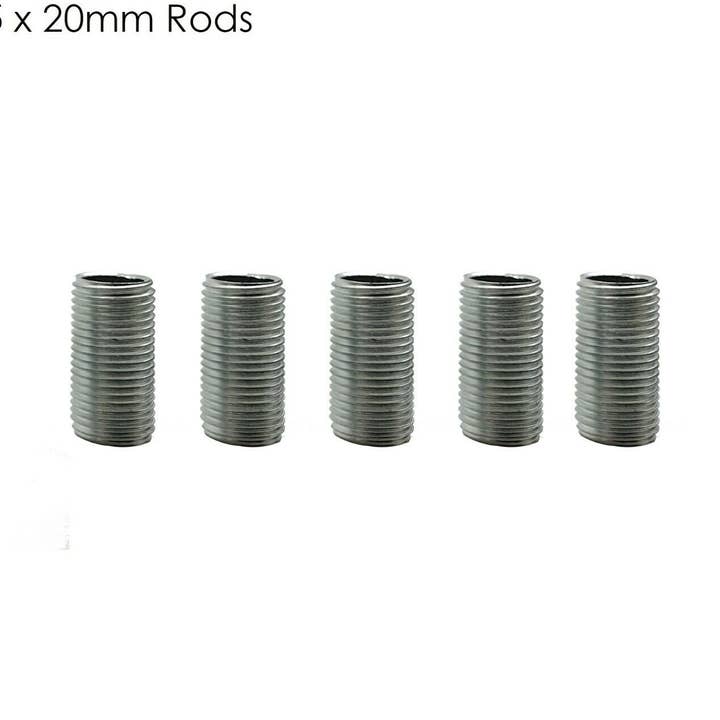 Ledsone - Wholesale Craft Supplies - M10 Threaded Zinc Alloy Pipe Nipple Lamp Repair Part0