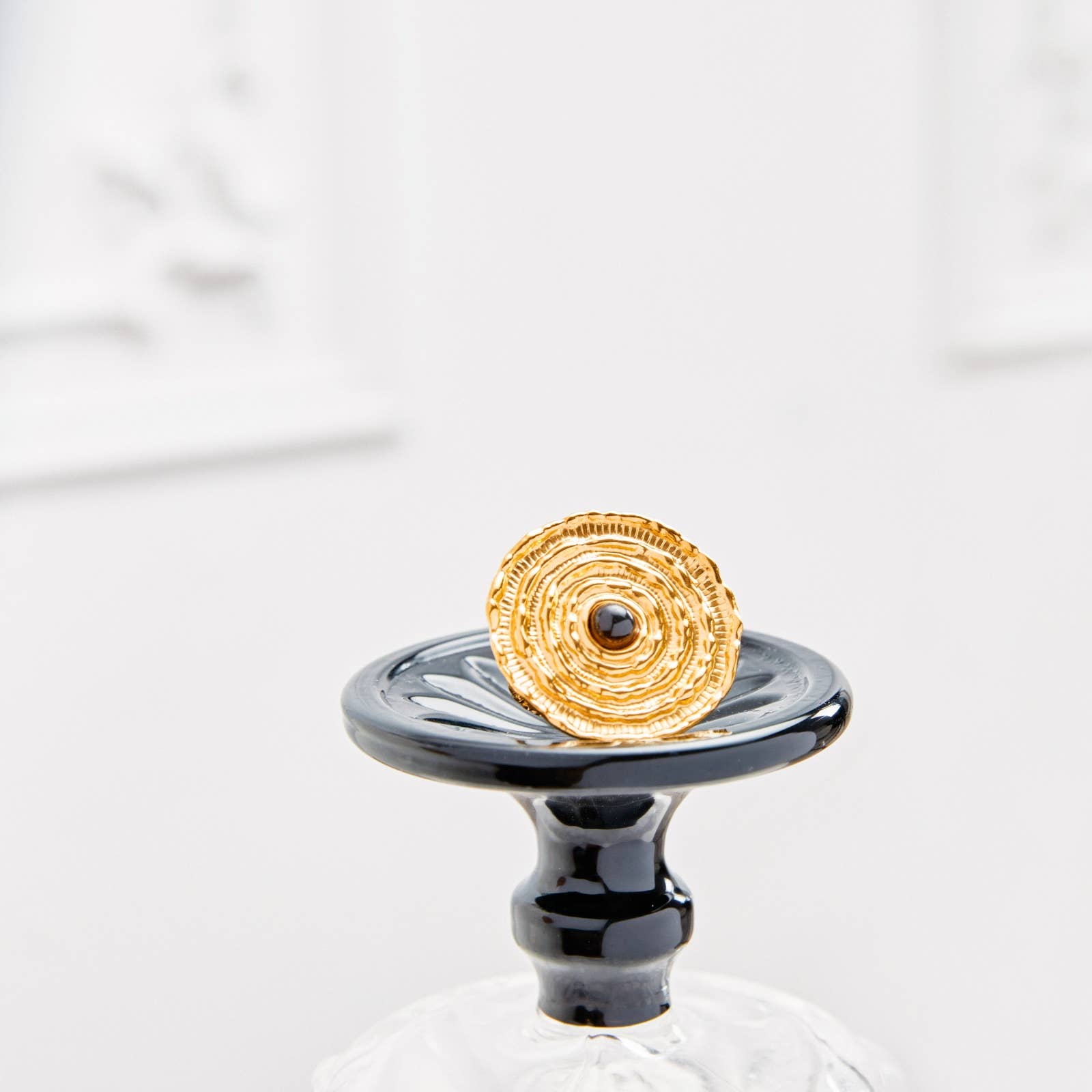 Lovelika - Wholesale Chain Ring - Round ring with stone - Alexandra3