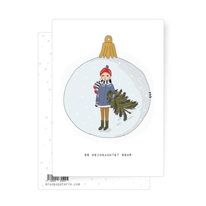 It's very Christmastime... | postcard for wholesale by MIAO Papeterie