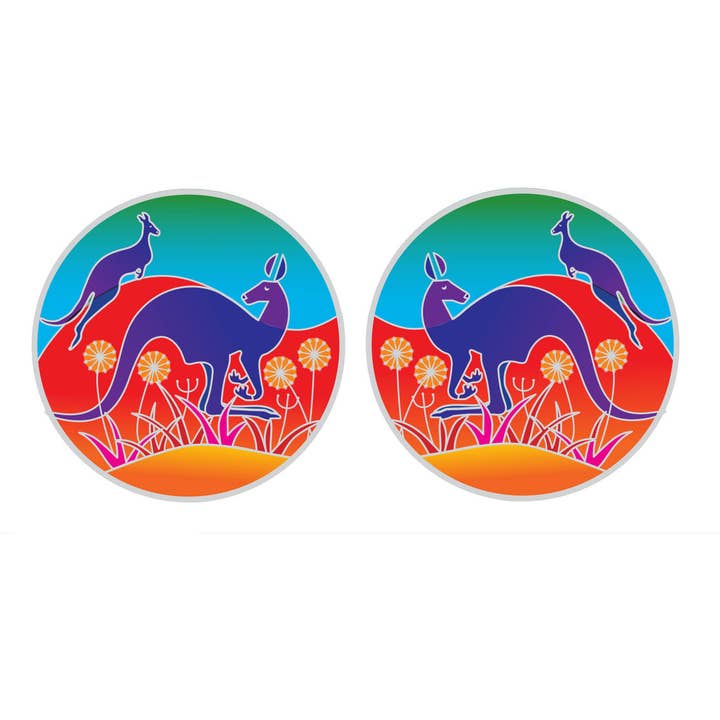 Sunlight Outback Kangaroo for wholesale by Illumination Mandalas