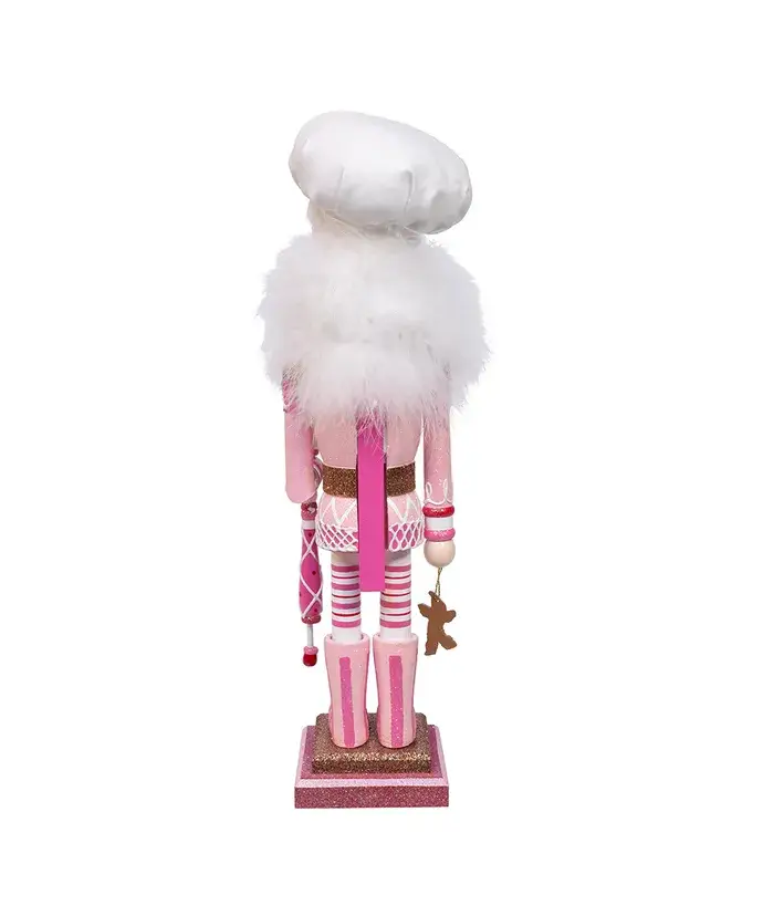 Kurt S. Adler, Inc. - Wholesale Holiday Nutcracker - 16" Hllwooden Pink Gingerbread Baker Nutcracker2