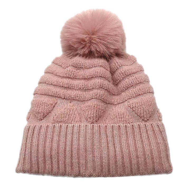 Fashion City – wholesale Mössa - Dam – Lurvig mössa med Pom-pom