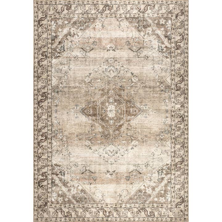 Hillstone Collection Ahmeira Traditional Vintage Medallion Area Rug for wholesale by nuLOOM