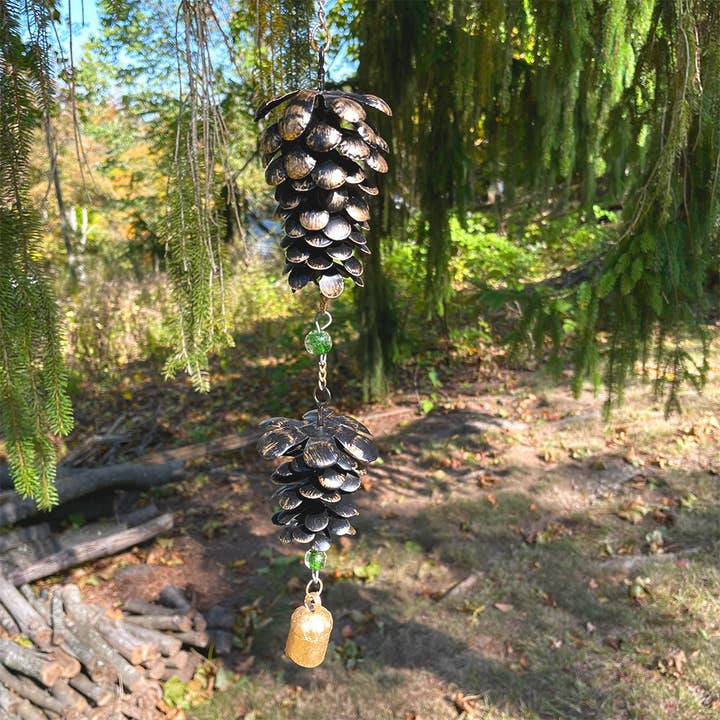 Mira Fair Trade - Wholesale Wind Chime - Pinecone Chime