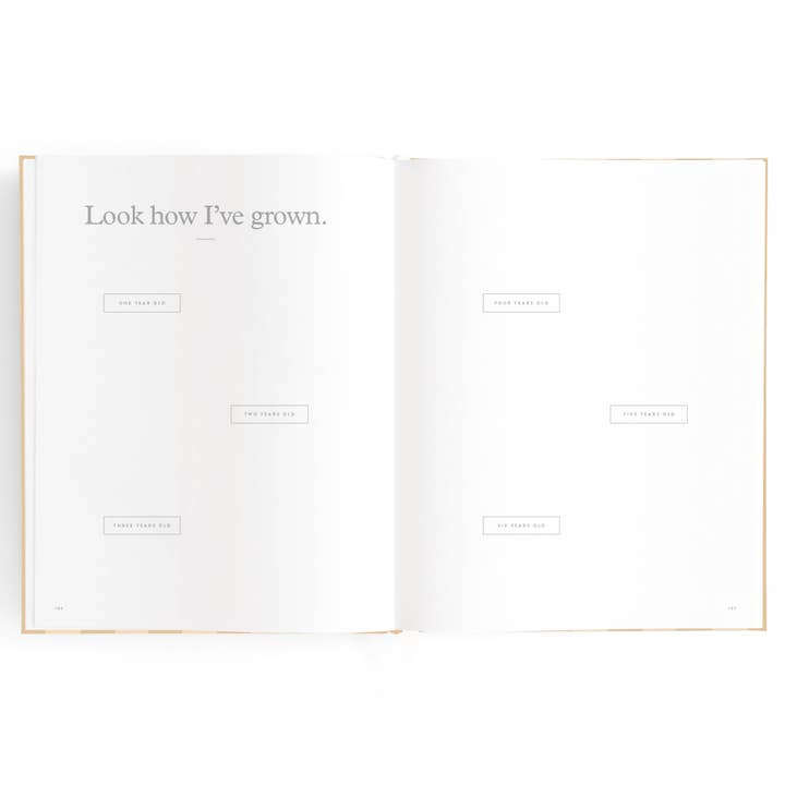 Fox & Fallow - Wholesale Memory book – Child & baby - Baby Book Coffee Stripe3