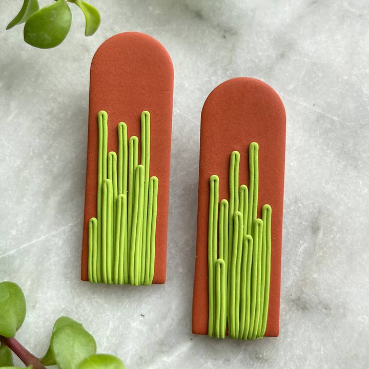 Kaktus - Statement Stud San Pedro für den Großhandel von WARAO Jewelry