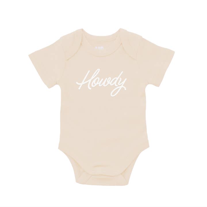 Frankie Jean - Wholesale Bodysuit (Non-Footed) - Baby - Howdy Cursive Onesie13