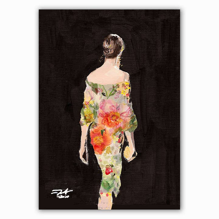 Jessica Durrant - Blommig klänning för wholesale av Ellisimo