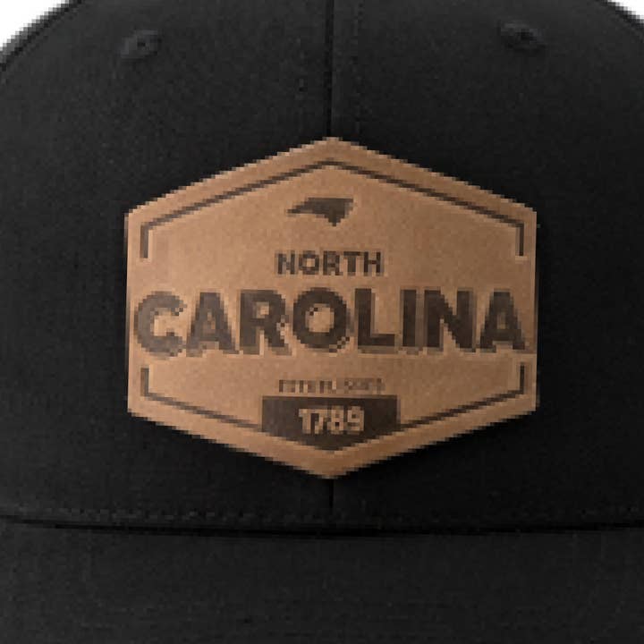 Range Leather Co. - Wholesale Trucker Hat - Unisex - North Carolina Established Hat | Leather Patch Trucker Hat6