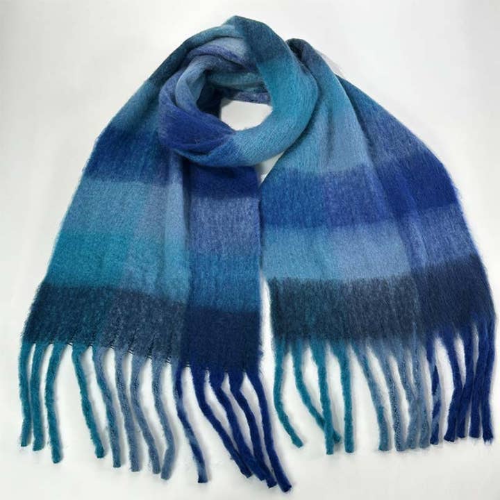 NINEXIS - Wholesale Scarf - Women's - CWASC1578_WINTER PLAID THICKENED WARM SCARF SHAWL20