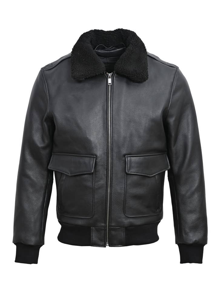 Äkta läderjacka för män TOM för wholesale av Blue Wellford