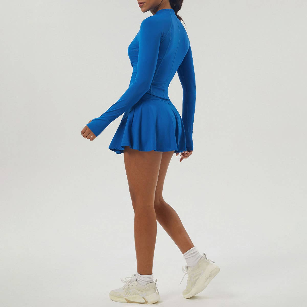 Crave by FW - Wholesale Athletic Dress - Women's - Sports Tennis Dress Set With Jacket and Skirt3