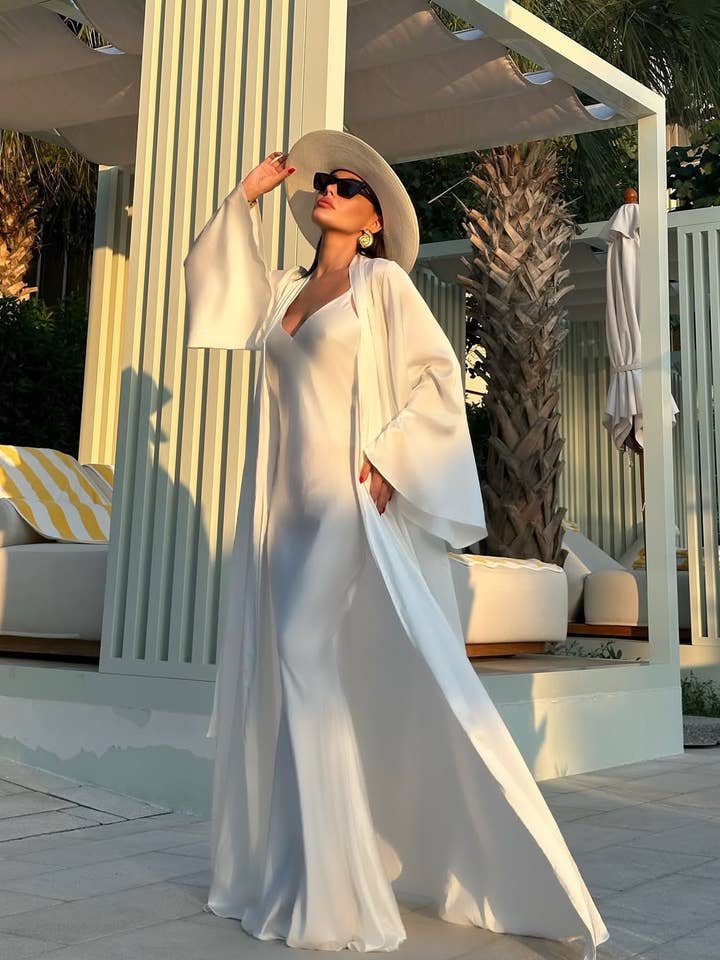 MINNA Silk Bridal Robe Set for wholesale by inna elsie