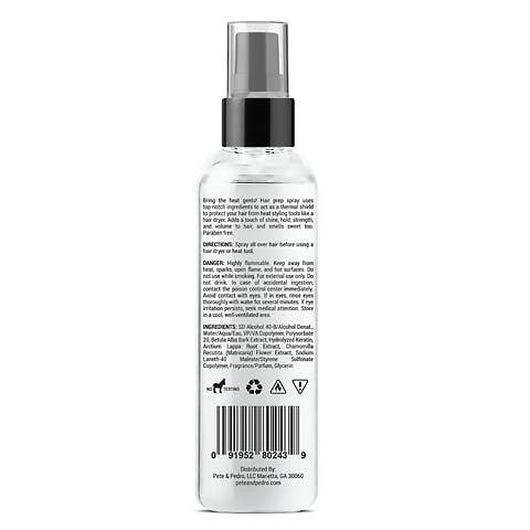 Pete & Pedro - Wholesale Hair Spray - PROTECT Heat Protection Shield Spray