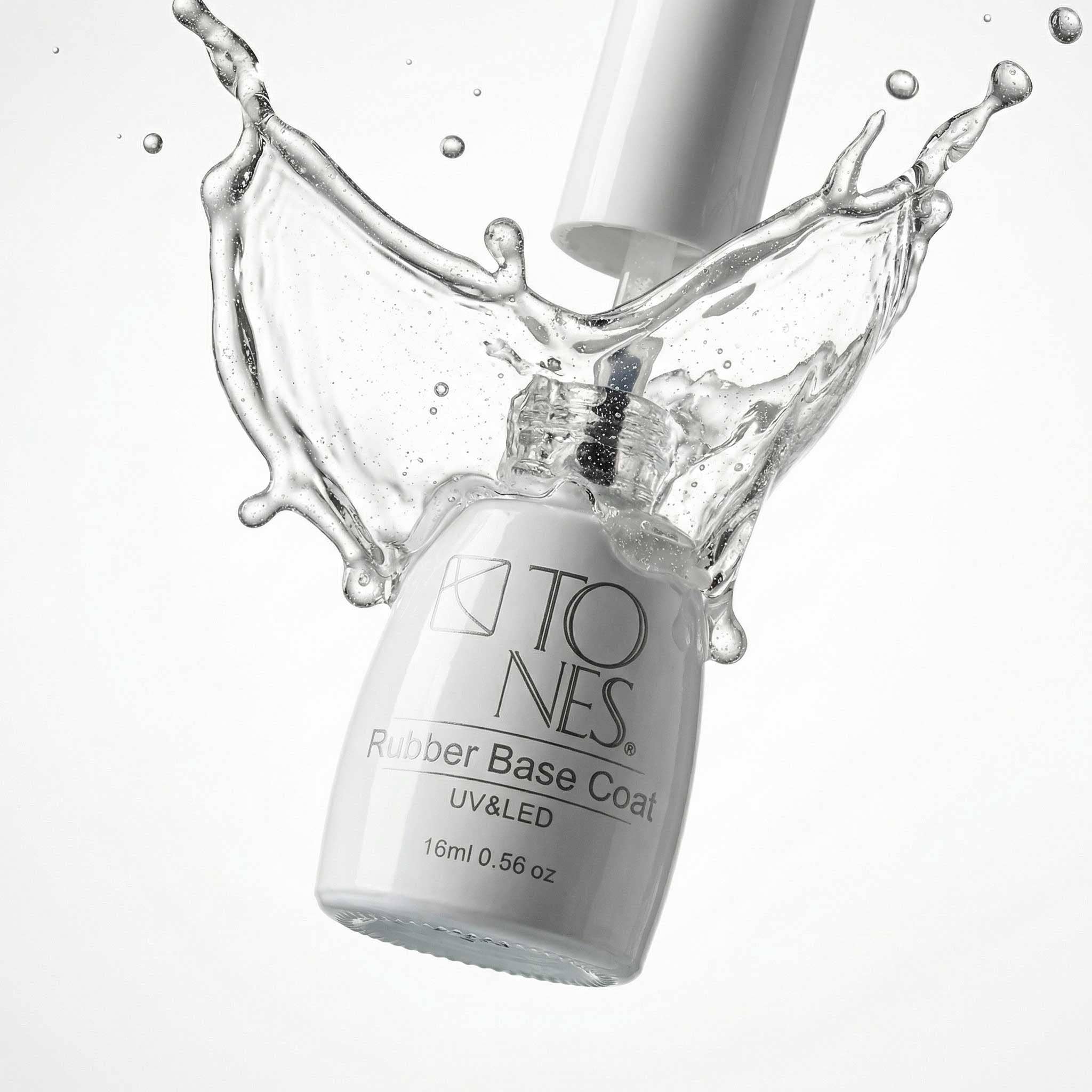 Tones Acrylics | Gels | Nail Art | Nail Tools & Accessories - Wholesale Nail Polish - Gel Polish Base Coat - Rubber 0.56 fl oz1