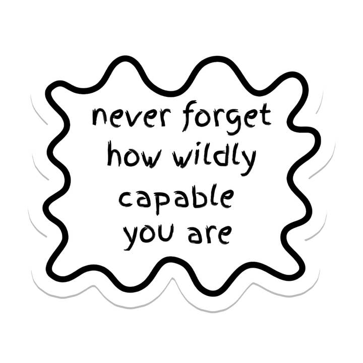 N'oublie jamais | Fitness | Autocollant étanche | 3" pour la vente par Rebel and Siren Stickers