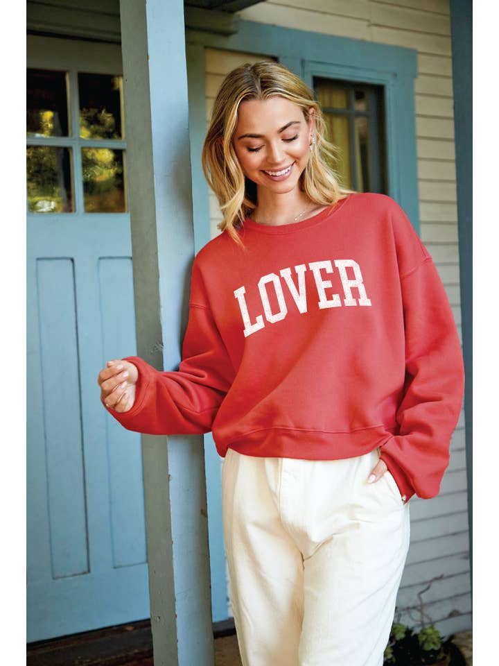 OAT COLLECTIVE - Wholesale Graphic Sweatshirt - Women's - LOVER Mid Graphic Sweatshirt7