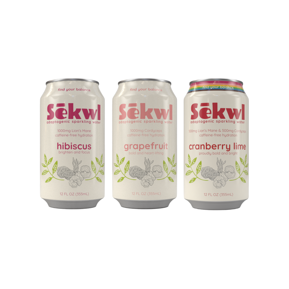 Sēkwl Beverage House - Wholesale Sparkling Water - Engergizing Variety Pack - 3 of our most uplifting flavors0