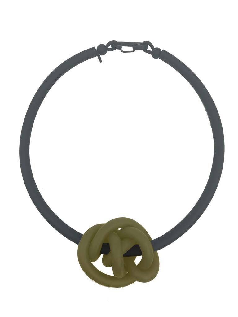 Frank Ideas - Wholesale Choker/collar - KNOT Necklace, short, designer statement4