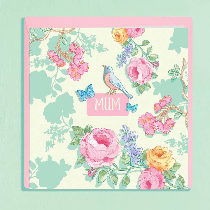 Songbird Mum Greeting Card set of 6 for wholesale by Siobhan at april rose