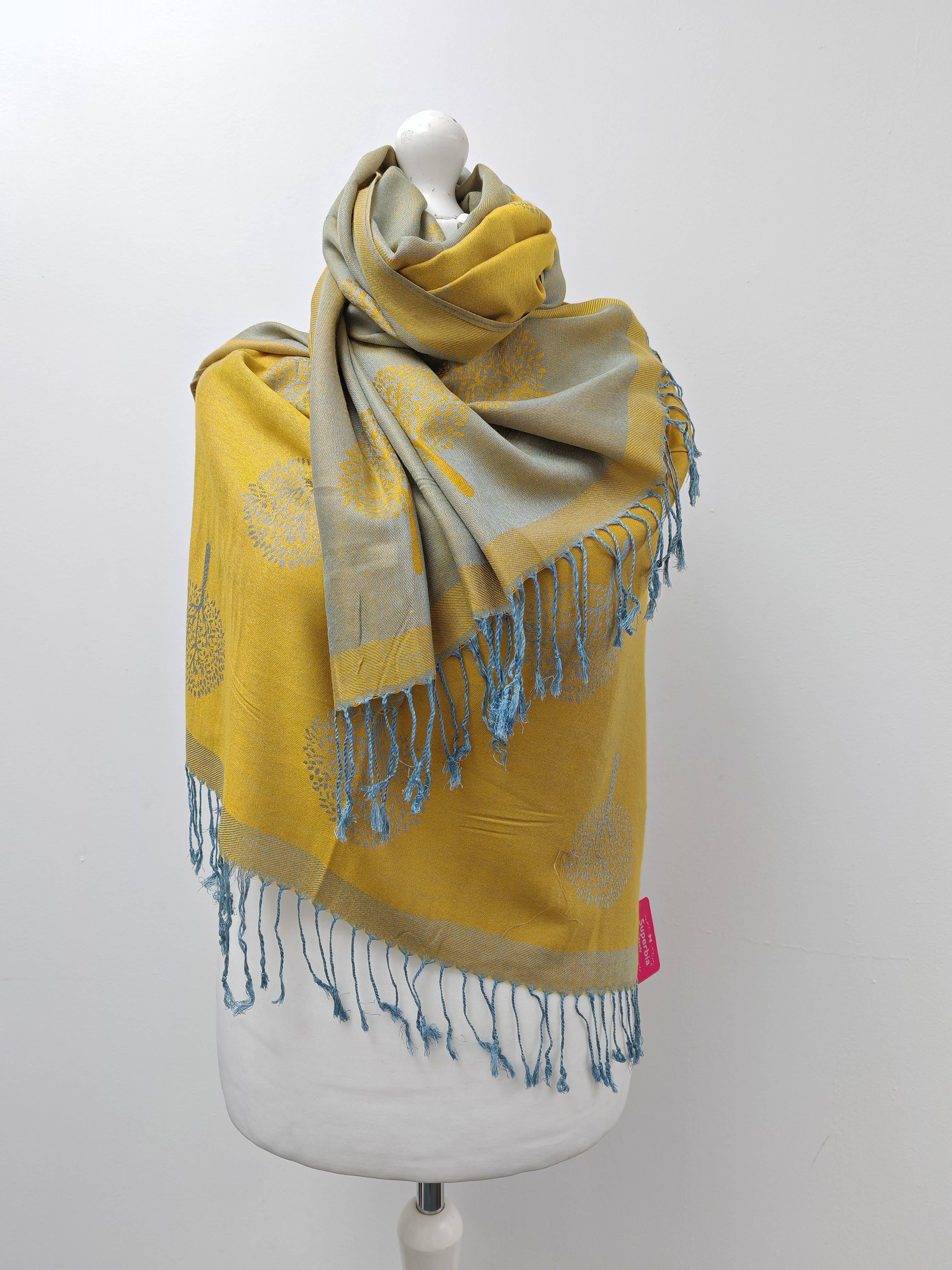 Superbia – wholesale Scarf – Women's – Super Soft Pashmina Scarf Shawl Wrap-2412 Life Tree1