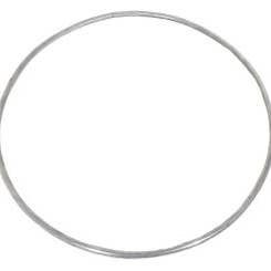 Conjunto de aro de coroa/coroa de flores com círculo de alumínio prateado 18 “de 12 por atacado de S.N.K. Home Decor