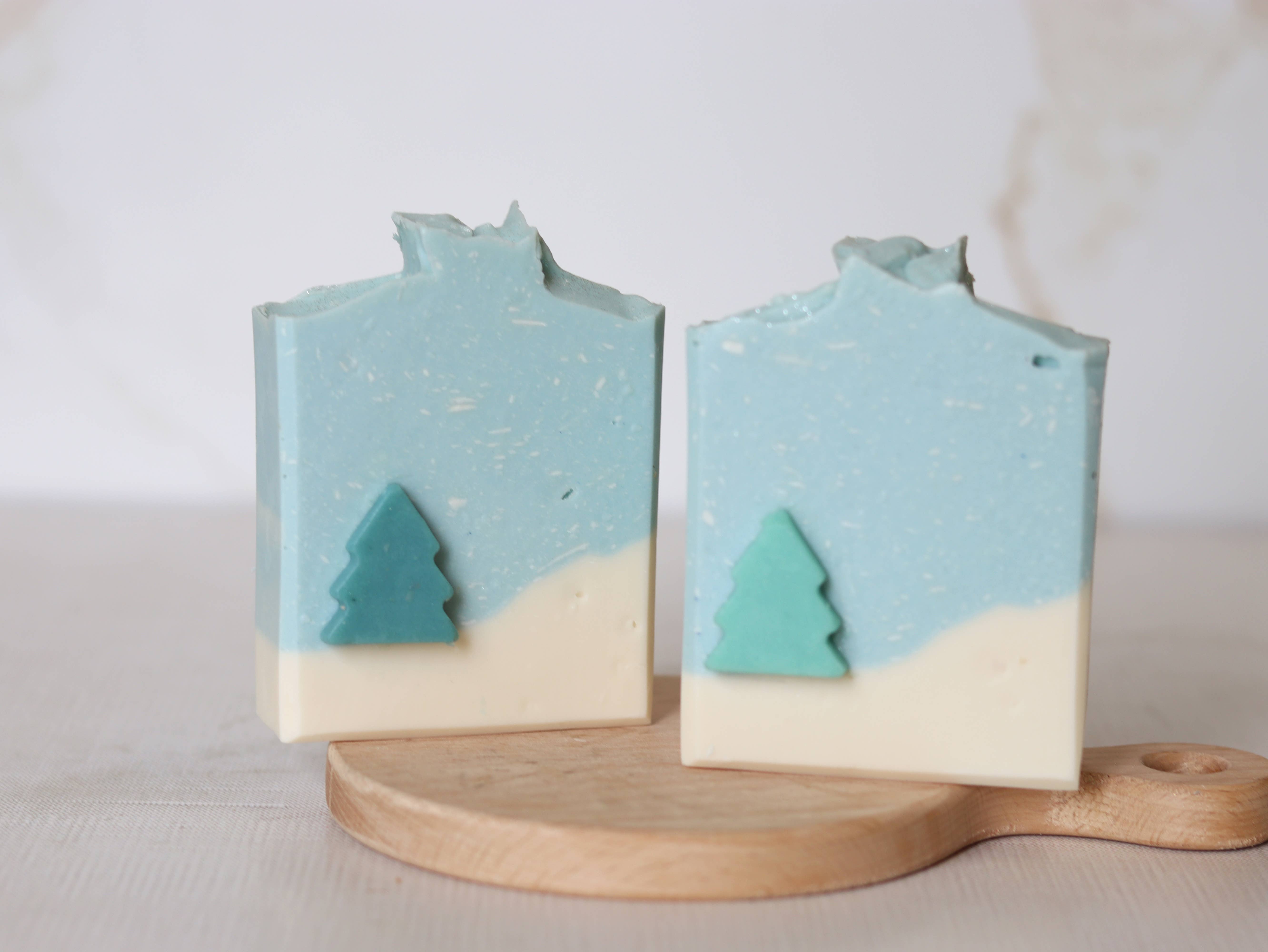 Sudsy Soap Works LLC - Wholesale Bar Soap - Winter Wonderland Christmas Soap5