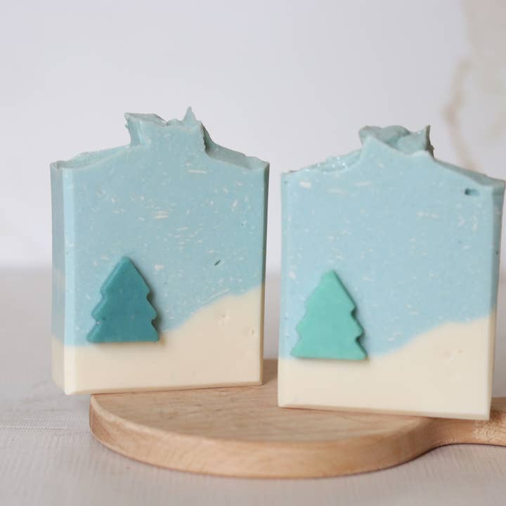 Sudsy Soap Works LLC - Wholesale Bar Soap - Winter Wonderland Christmas Soap5