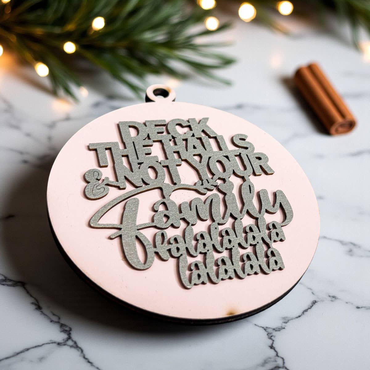 Gia Roma - Wholesale Ornament - Hanging Christmas Decor + Handmade Wooden Ornament Funny14