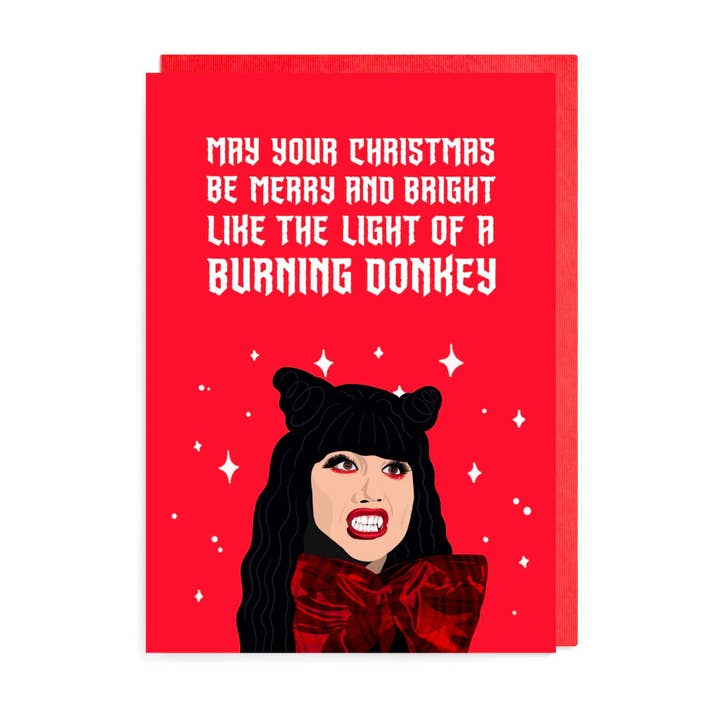 Nadja Weihnachtskarte | Was wir tun im Schatten für den Großhandel von URGHH Card Co.