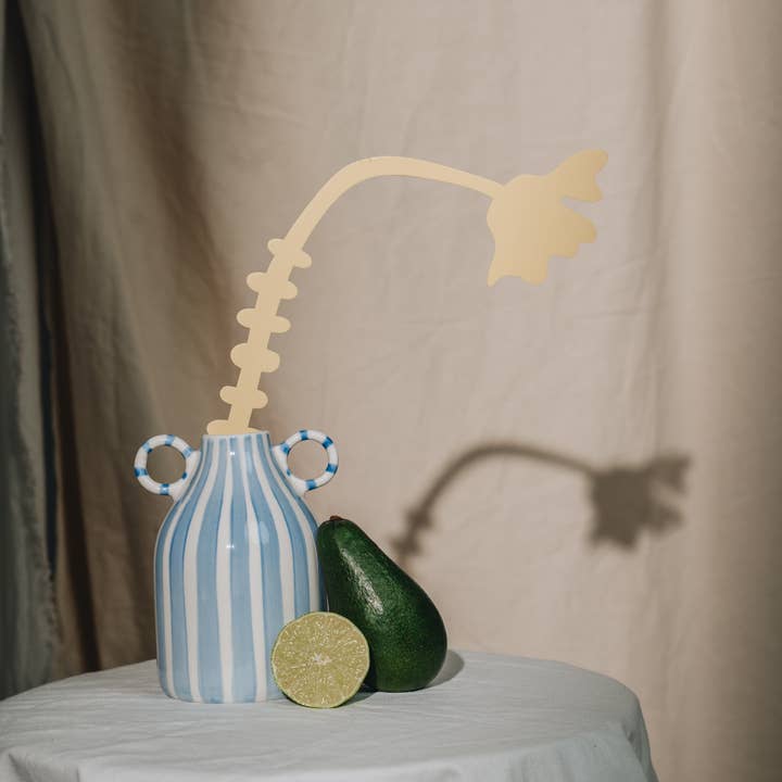 milin - Wholesale Decorative Figurine - Butter yellow Wooden Flowe, Trendy Gift, Home Art Idea2