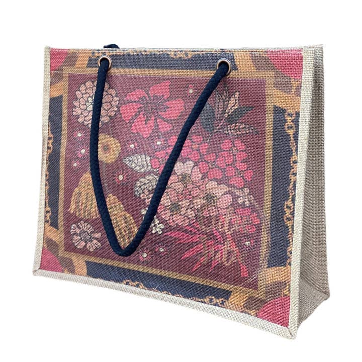 Tote de yute Oriental Nights para venta al por mayor de Cutie Jutie