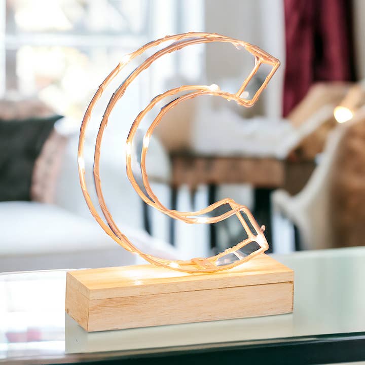 Letra Light Rose Gold - C por atacado de Echo Three