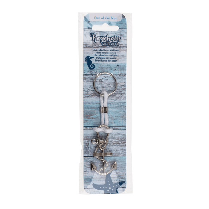 Out of the blue KG - Wholesale Keychain - Unisex - Metal keychain with cord, Maritime,1