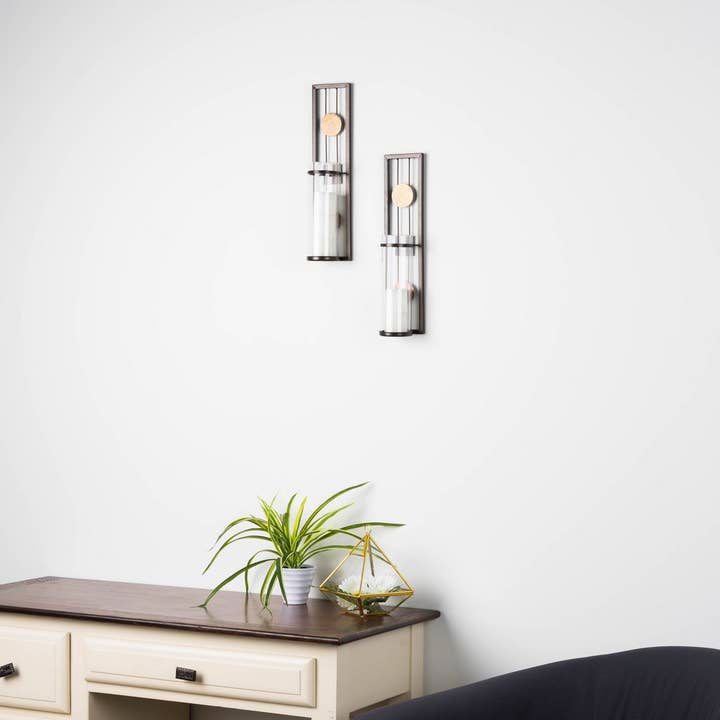 Danya B – Engroshandel Væglampe – Sæt med 2 Moderne Metal Wall Sconces2