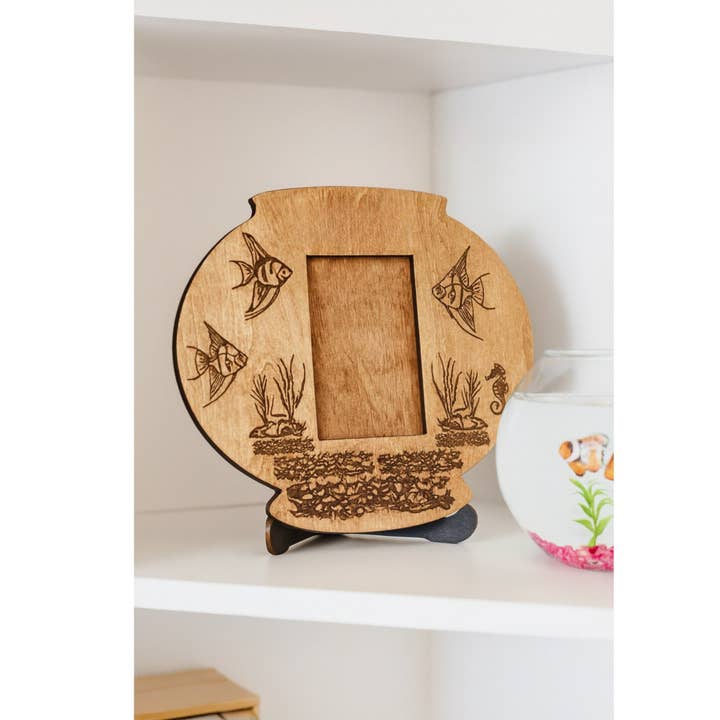 Undervandstema 4x6 billedramme for engroshandel hos Wooden Nose Gift Shop