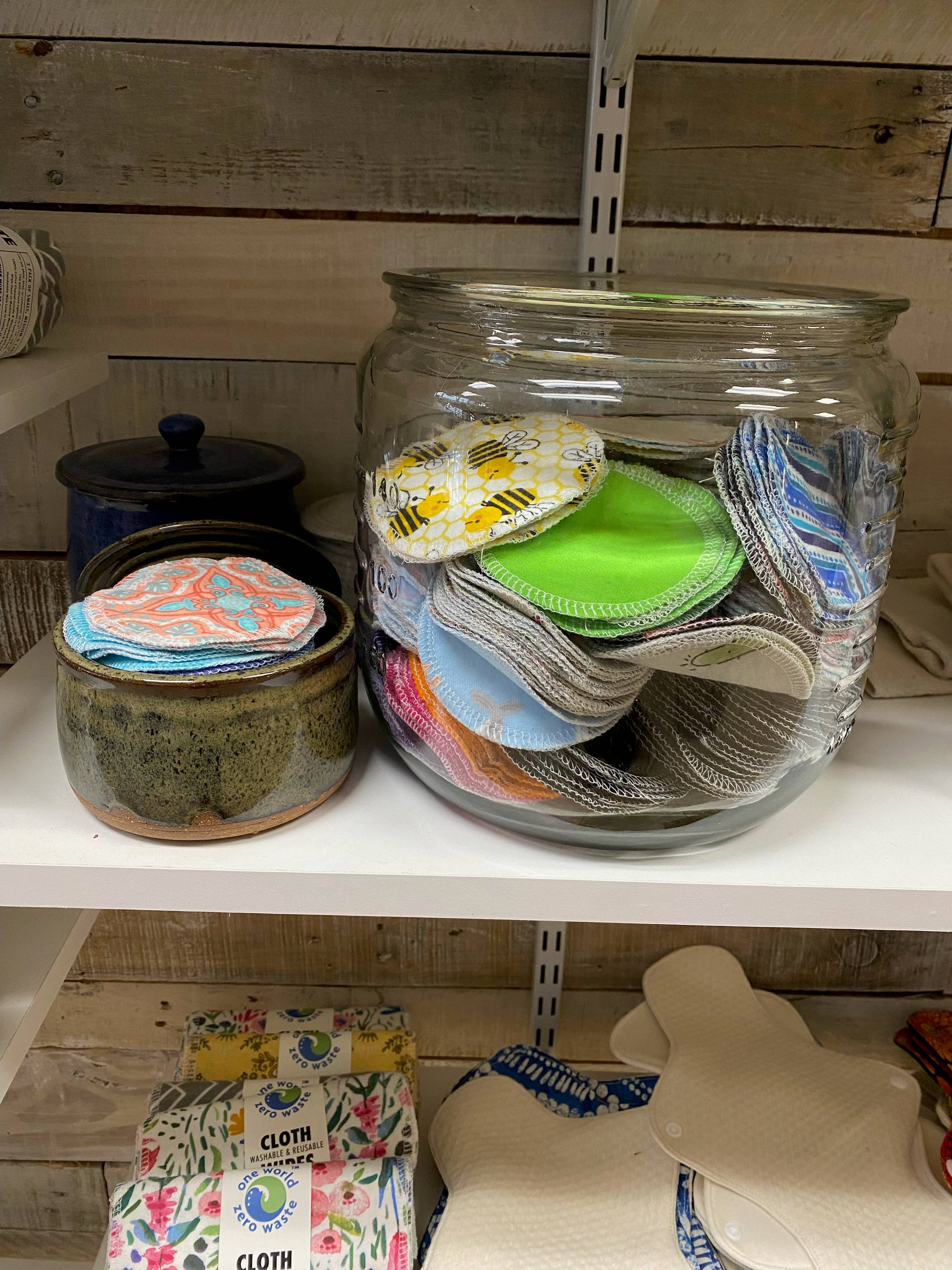 One World Zero Waste - Vente Disque de coton - Pads démaquillants en flanelle 100 % coton vendus en vrac3