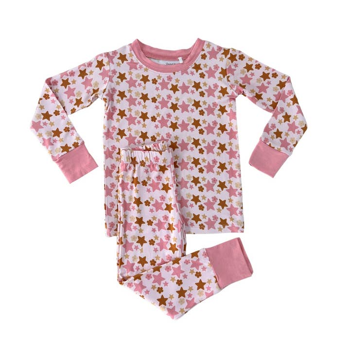 Pink Stjerne Todelt Sæt for engroshandel hos In My Jammers