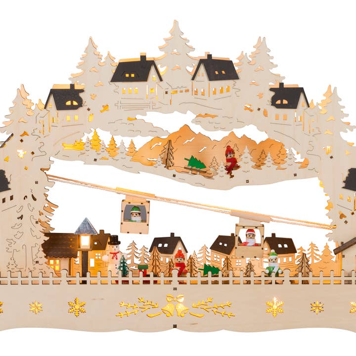 Éclairage LED « Wintersport » avec Beweglicher Seilbahn pour la vente par HGD