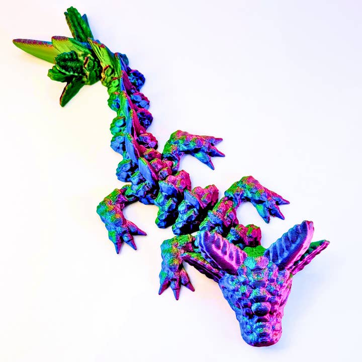 8.5IN Axolotl Dragon Fidget Toy for wholesale by Dragon Fidgets