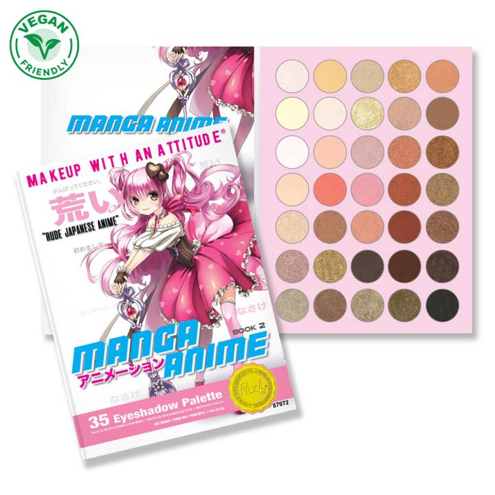 Rude Cosmetics - Wholesale Eyeshadow Palette - Manga Anime Makeup 35 Eyeshadow Palette - Book 2