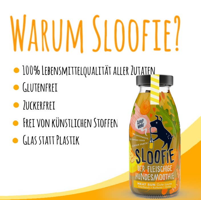 Sloofie-der Hundesmoothie – wholesale Pet food – Dog – SLOOFIE - MEAT SUN1