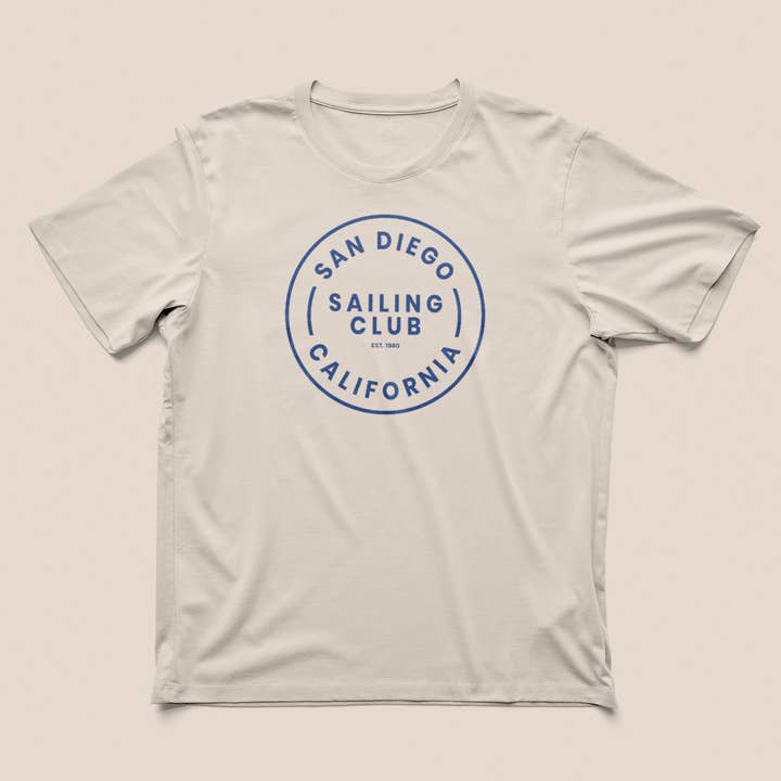 Sailing Club | Custom Tee for wholesale by Small Screen Studios